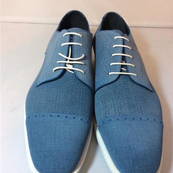 Jimmy Choo Prescott Denim Lace Dress Shoe main image 4
